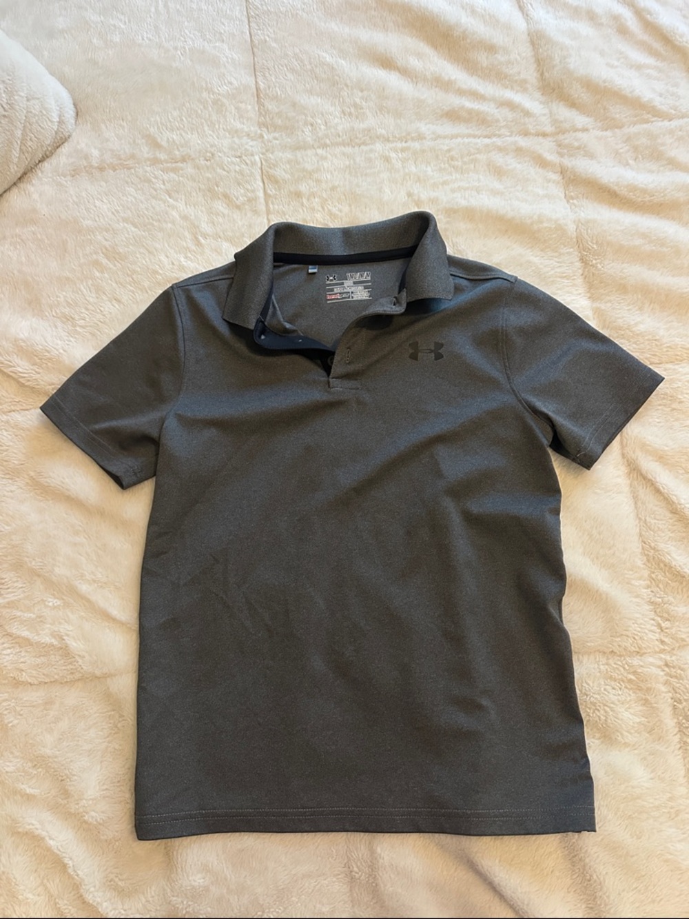 Under Armour Black Youth Polo Shirt